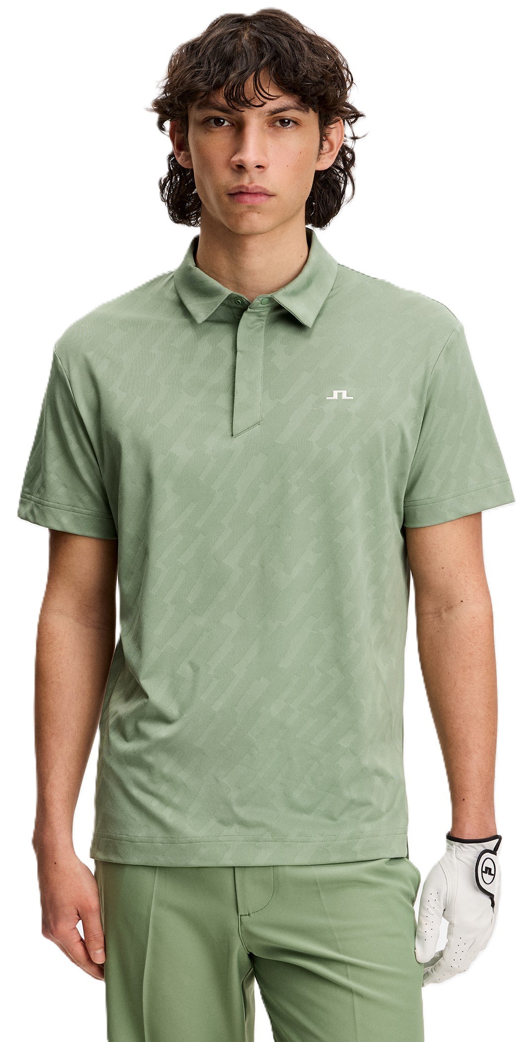 J.Lindeberg Wilhelm pánské polo, hedge green