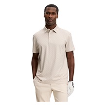 J.Lindeberg Tod Print pánské polo, flight bridge moonbeam