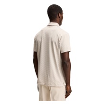 J.Lindeberg Tod Print pánské polo, flight bridge moonbeam