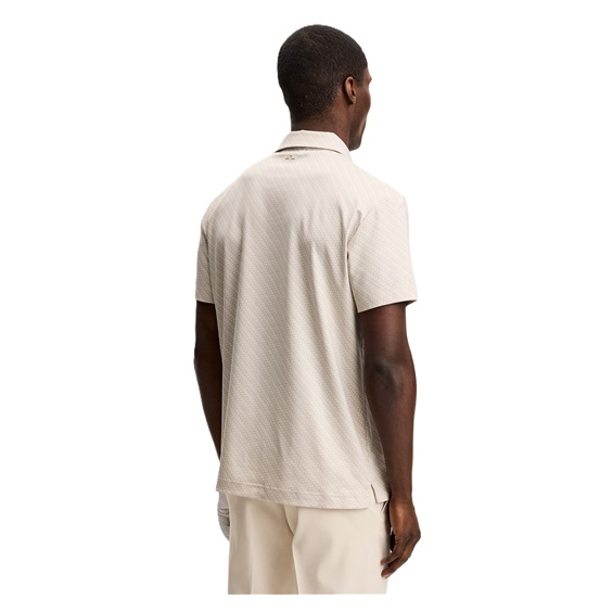 J.Lindeberg Tod Print pánské polo, flight bridge moonbeam