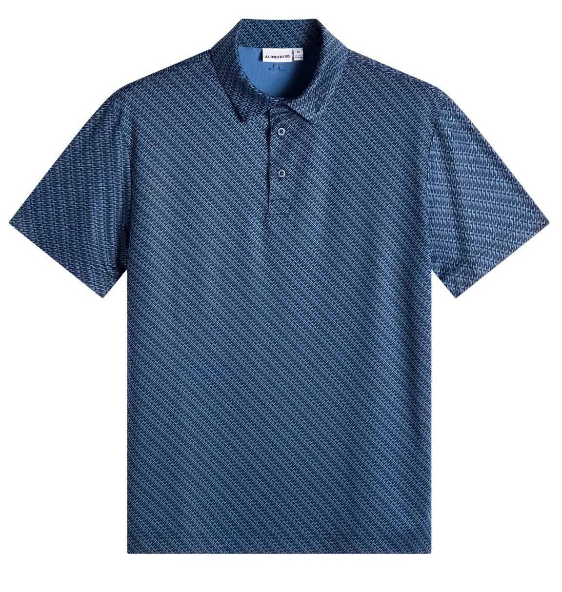 J.Lindeberg Tod Print pánské polo, flight bridge navy fed