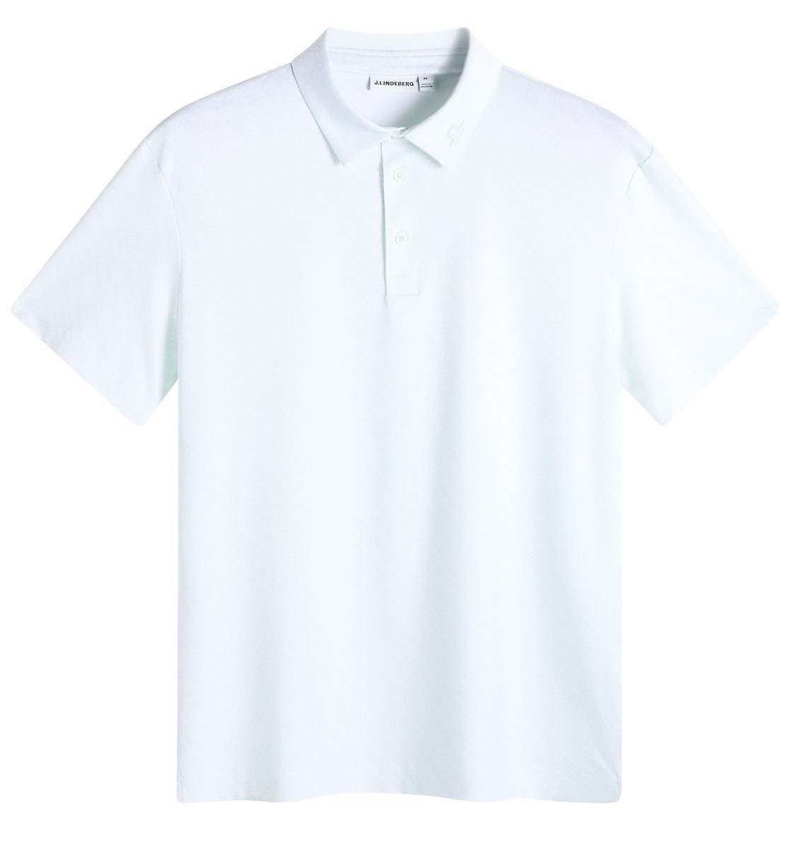 J.Lindeberg Tod Print pánské polo, flight bridge white sky