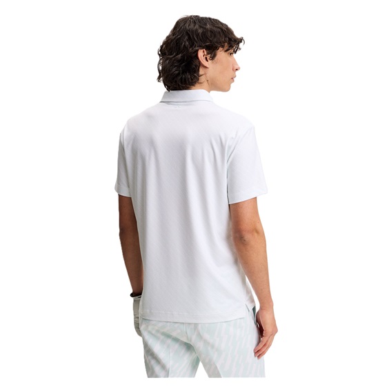J.Lindeberg Tod Print pánské polo, flight bridge white sky