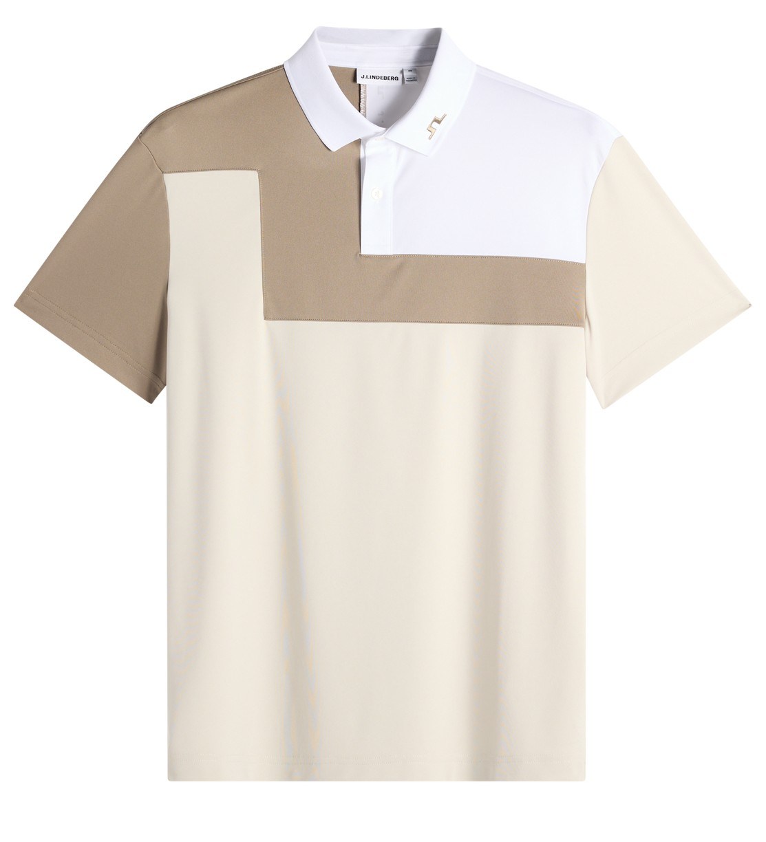 J.Lindeberg Rody pánské polo, moonbeam