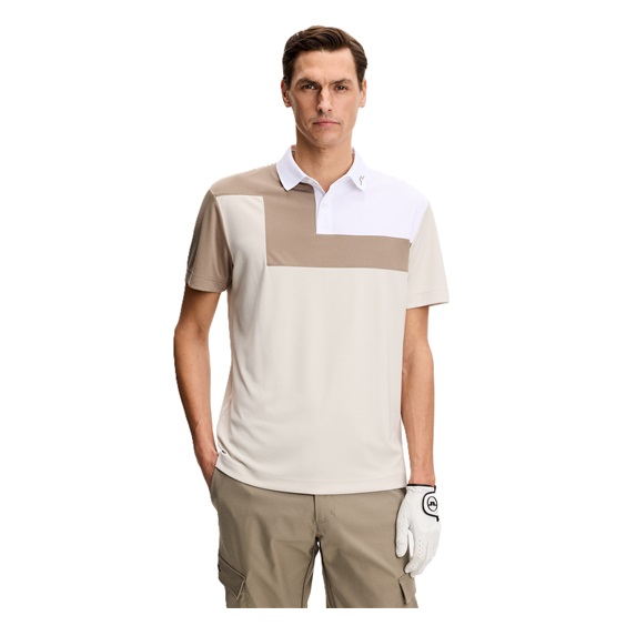 J.Lindeberg Rody pánské polo, moonbeam