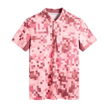J.Lindeberg Dario Tour Print pánské polo, tour 26 pink