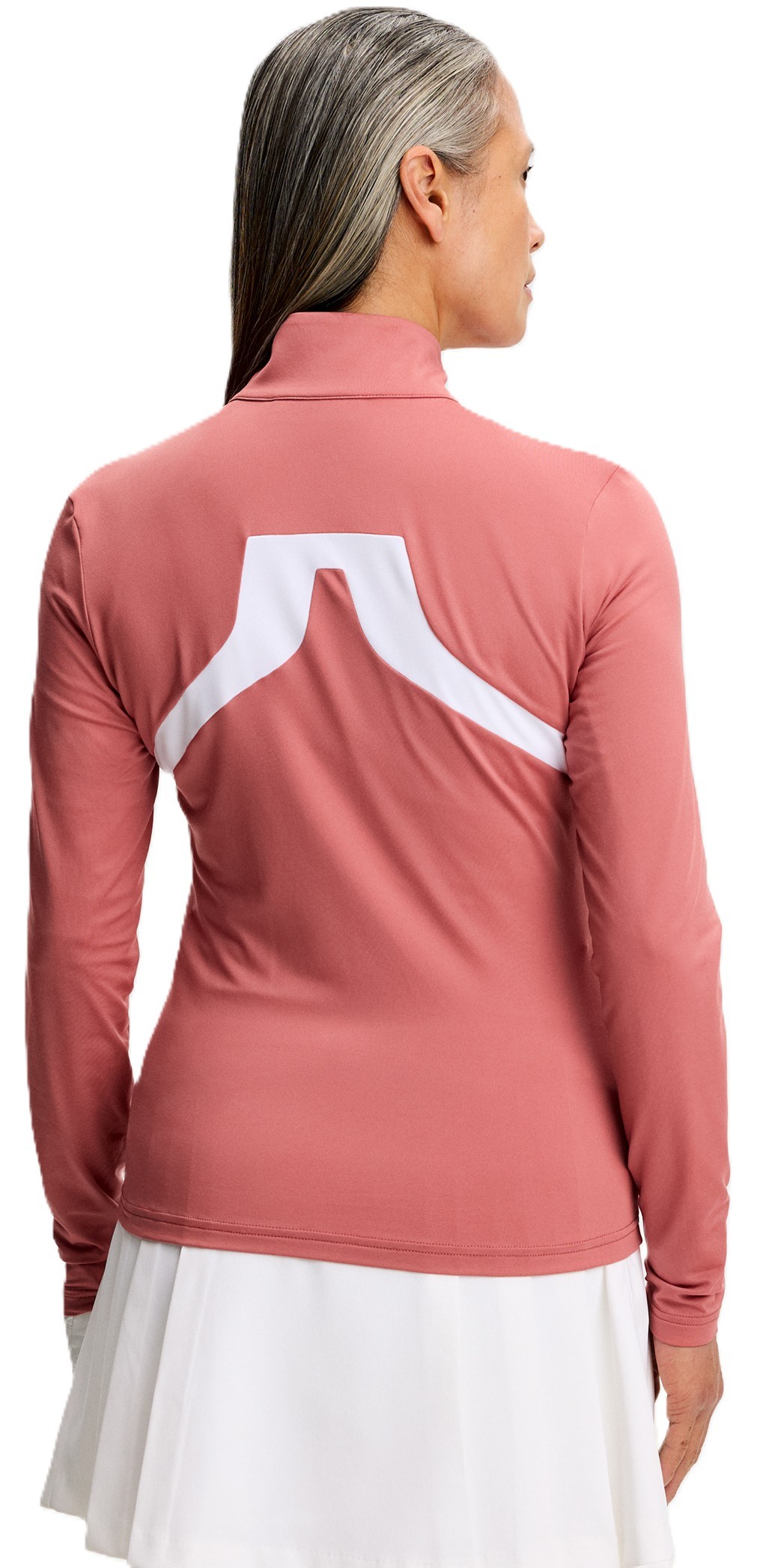 J.Lindeberg Janice Mid layer dámská mikina, withered rose