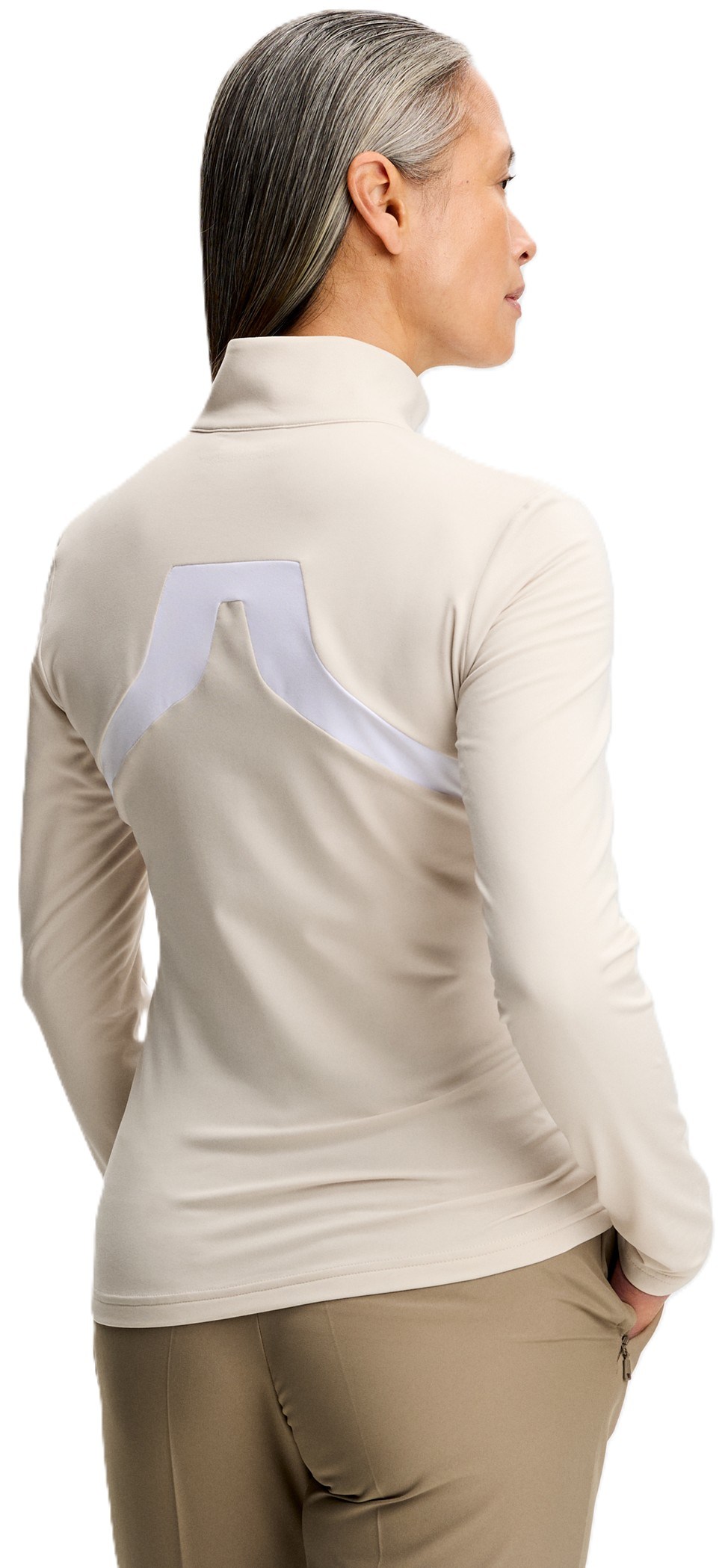 J.Lindeberg Janice Mid layer dámská mikina, moonbeam