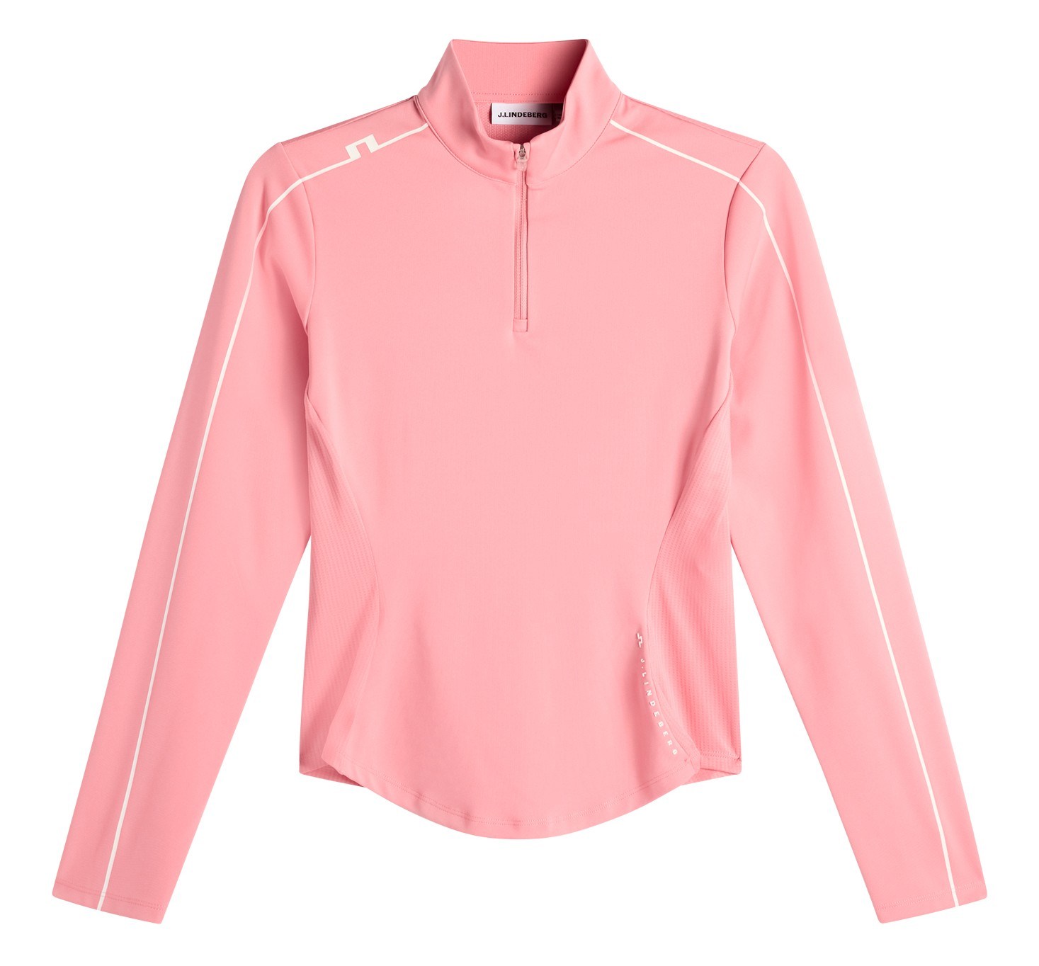 J.Lindeberg Adiola Quarter Zip Mid Layer dámská mikina, flamingo plume