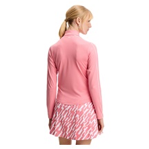J.Lindeberg Adiola Quarter Zip Mid Layer dámská mikina, flamingo plume