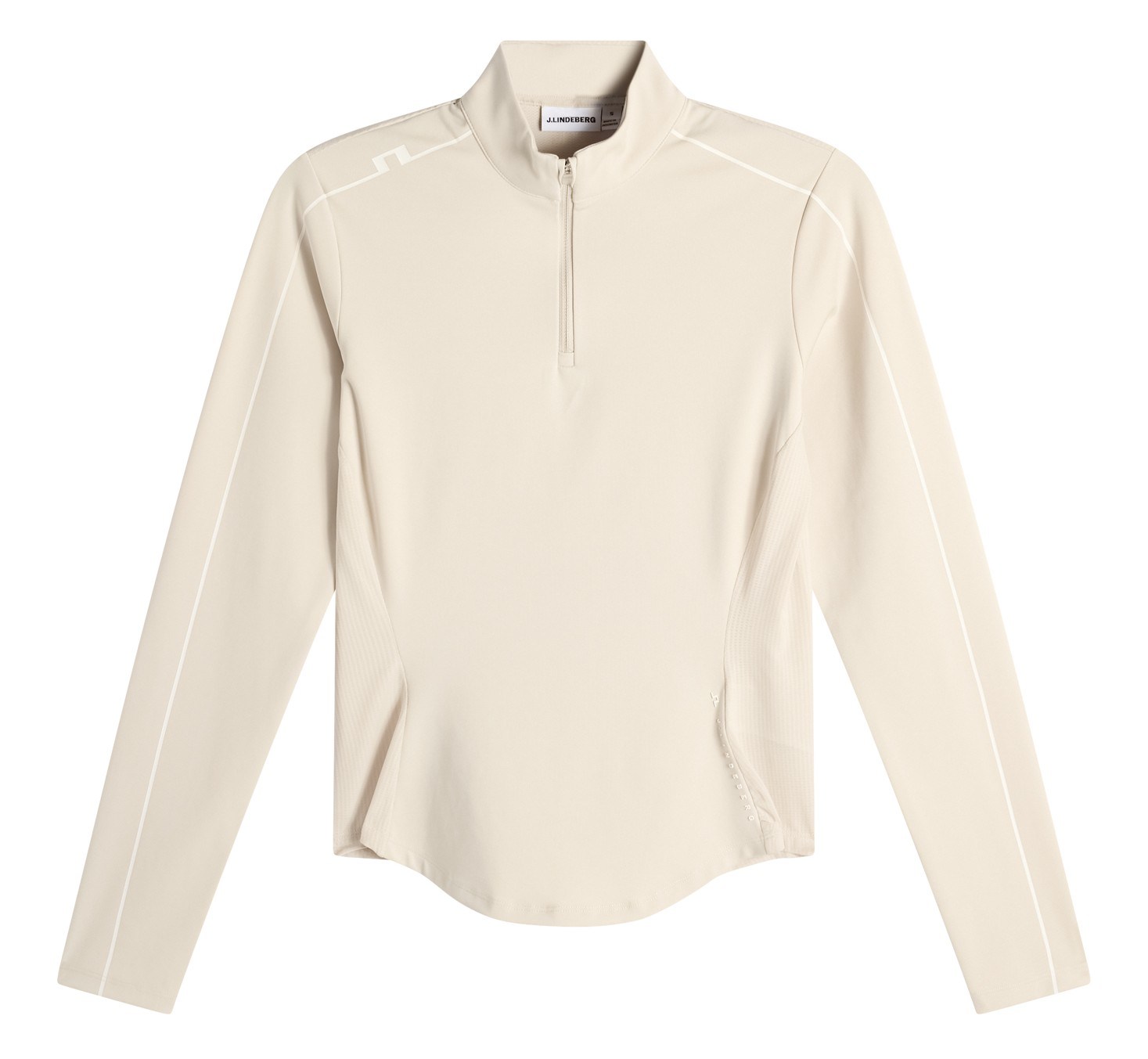 J.Lindeberg Adiola Quarter Zip Mid Layer dámská mikina, moonbeam