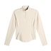 J.Lindeberg Adiola Quarter Zip Mid Layer dámská mikina, moonbeam