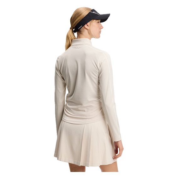 J.Lindeberg Adiola Quarter Zip Mid Layer dámská mikina, moonbeam