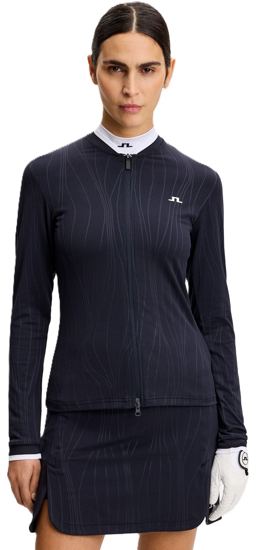 J.Lindeberg Susanna Mid Layer dámská mikina, JL Navy