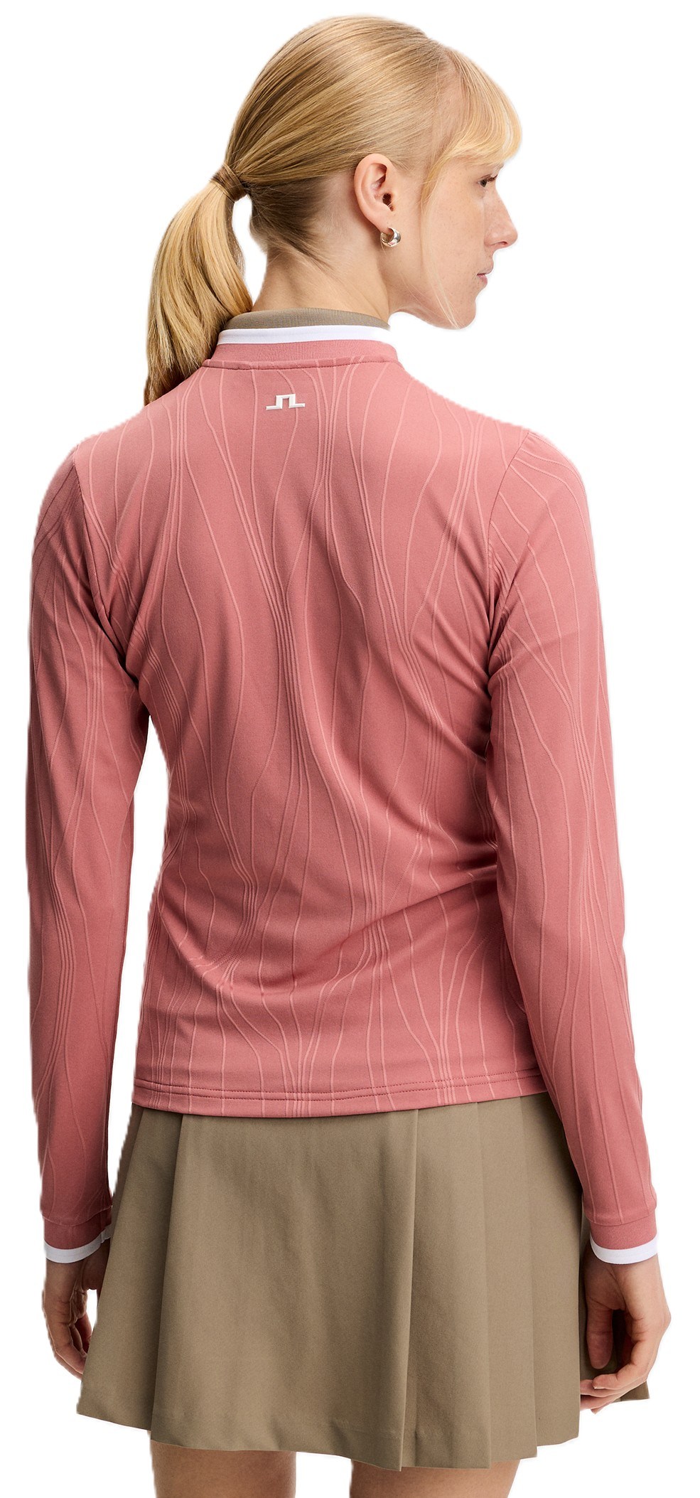 J.Lindeberg Susanna Mid Layer dámská mikina, withered rose