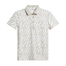 J.Lindeberg Tour Tech Print dámské polo, oak island fossil
