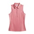 J.Lindeberg Dena Print dámské polo bez rukávů, bridge stack rose
