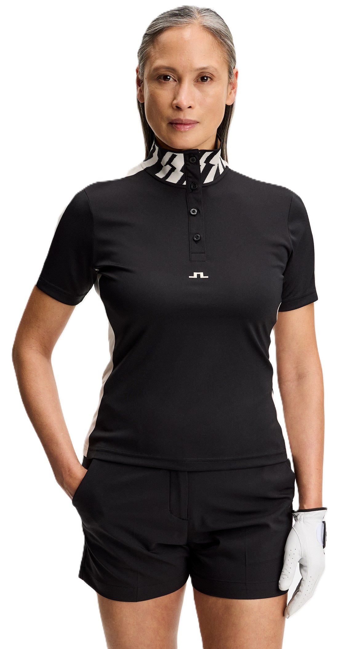 J.Lindeberg Pip dámské polo, černé
