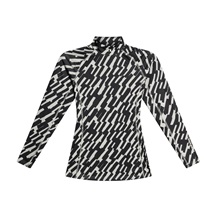J.Lindeberg Ella Print Soft Compression dámský top, oak moonbeam