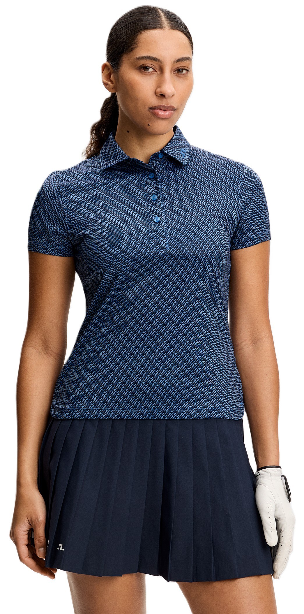 J.Lindeberg Caitlyn dámské polo, flight bridge navy fed