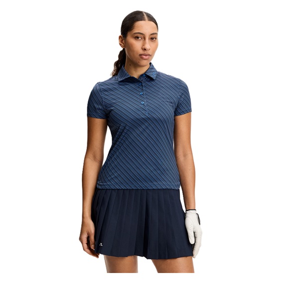 J.Lindeberg Caitlyn dámské polo, flight bridge navy fed