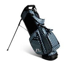J. Lindeberg Play Printed stand bag, Bridge Stack Forget Navy M