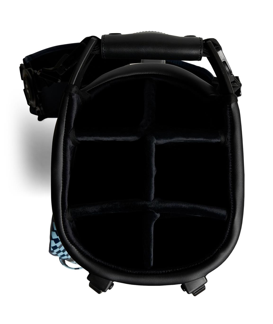 J. Lindeberg Play Printed stand bag, Bridge Stack Forget Navy M