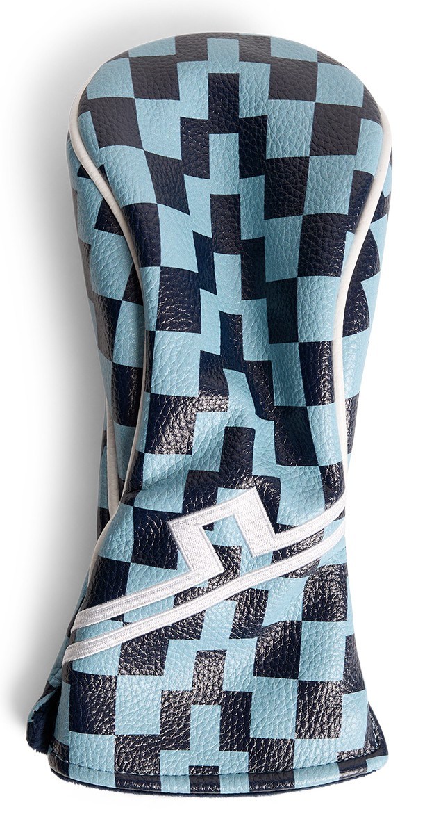 J.Lindeberg Fairway Printed kryt hlavy, bridge stack forget navy