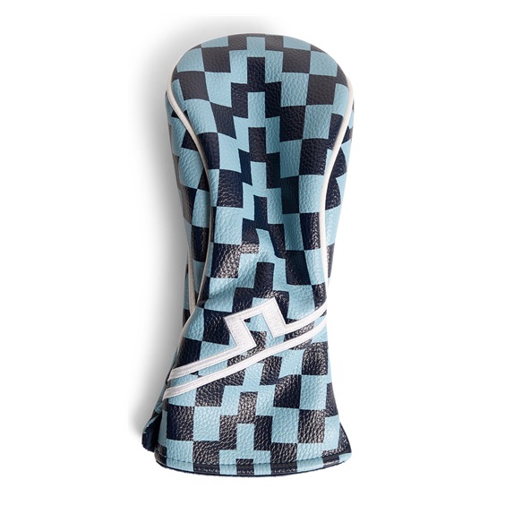 J.Lindeberg Fairway Printed kryt hlavy, bridge stack forget navy