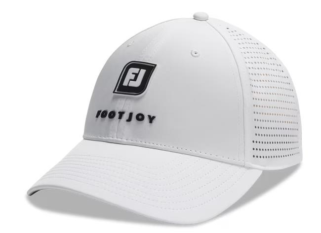 FootJoy Perforated Trucker pánská kšiltovka, bílá