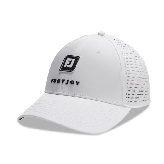 FootJoy Perforated Trucker pánská kšiltovka, bílá