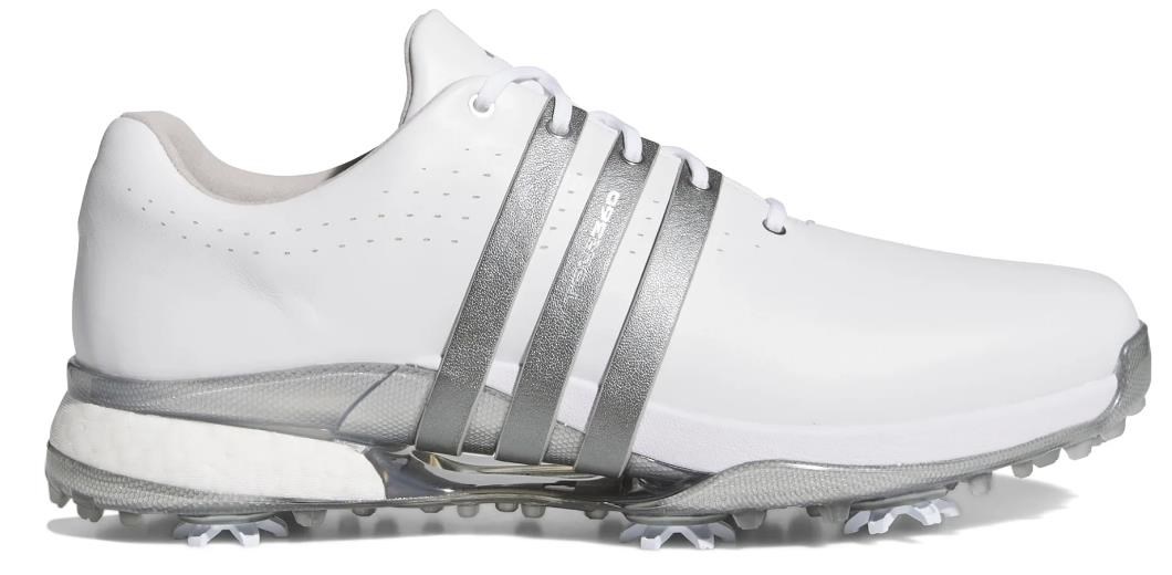 Adidas Tour360 24 pánské golfové boty, white/iron metal/silver