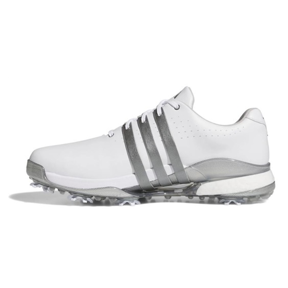 Adidas Tour360 24 pánské golfové boty, white/iron metal/silver