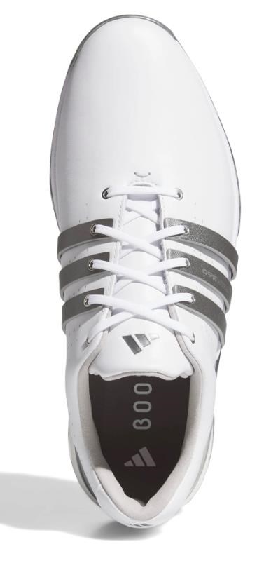 Adidas Tour360 24 pánské golfové boty, white/iron metal/silver