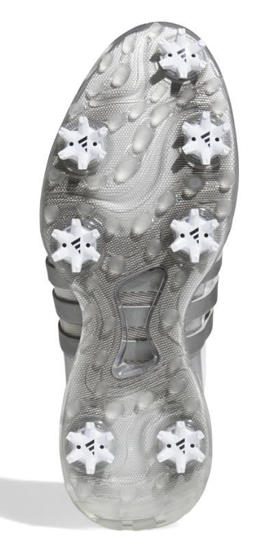 Adidas Tour360 24 pánské golfové boty, white/iron metal/silver