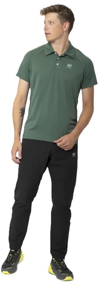 2117 of Sweden Fröseke Technical Pique pánské polo, forest green