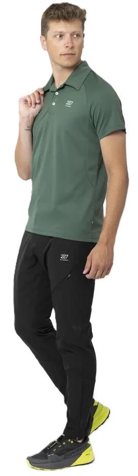 2117 of Sweden Fröseke Technical Pique pánské polo, forest green