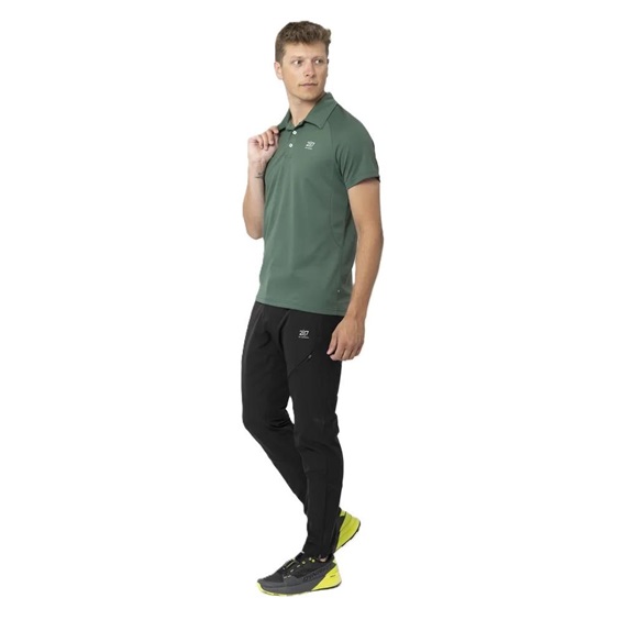 2117 of Sweden Fröseke Technical Pique pánské polo, forest green