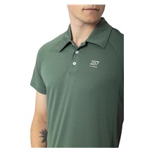 2117 of Sweden Fröseke Technical Pique pánské polo, forest green