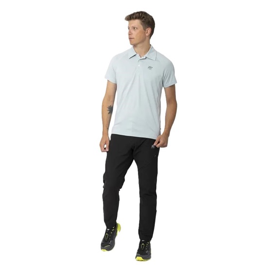 2117 of Sweden Fröseke Technical Pique pánské polo, pearl blue