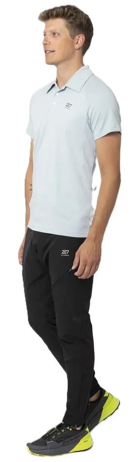 2117 of Sweden Fröseke Technical Pique pánské polo, pearl blue