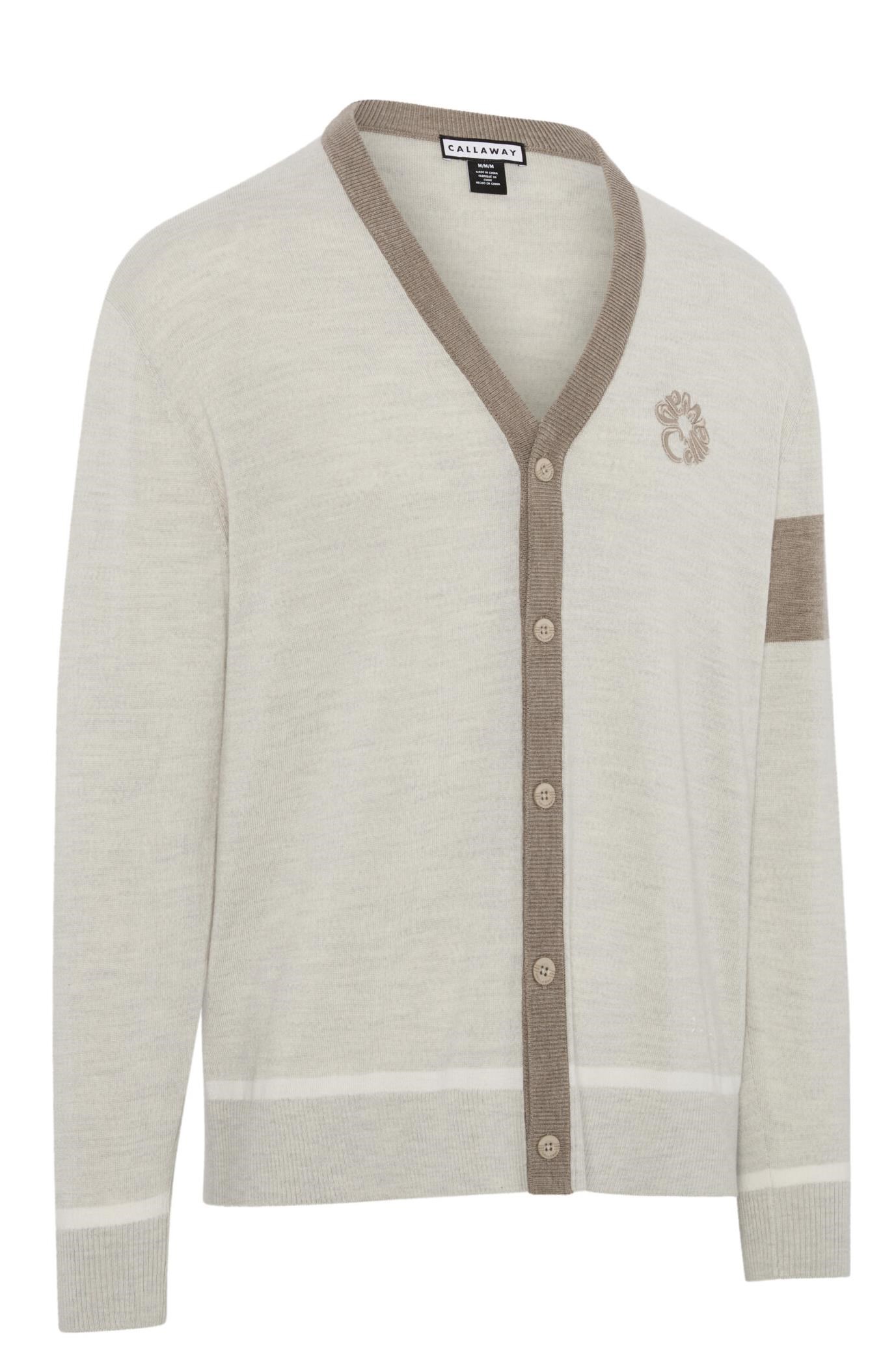 Callaway Legacy Collection Blocked Cardigan pánský svetr, fields of rye heather