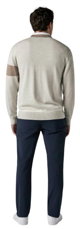 Callaway Legacy Collection Blocked Cardigan pánský svetr, fields of rye heather