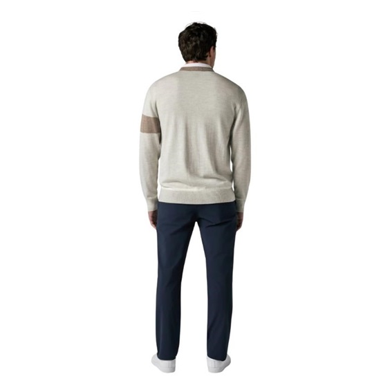 Callaway Legacy Collection Blocked Cardigan pánský svetr, fields of rye heather