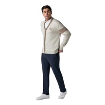 Callaway Legacy Collection Blocked Cardigan pánský svetr, fields of rye heather