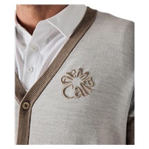 Callaway Legacy Collection Blocked Cardigan pánský svetr, fields of rye heather