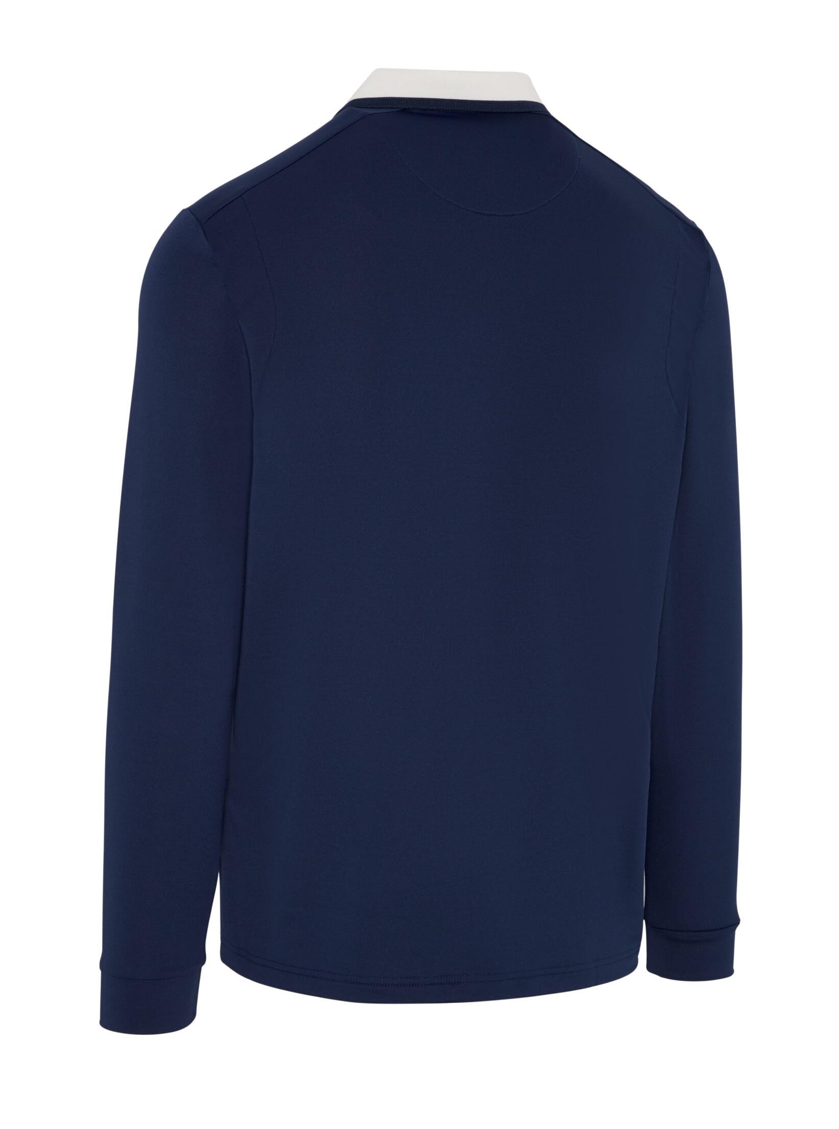 Callaway Mixed Medai Legacy Colection Longsleeve Blocked pánské polo, tmavě modré