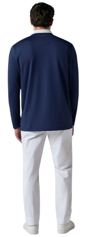 Callaway Mixed Medai Legacy Colection Longsleeve Blocked pánské polo, tmavě modré