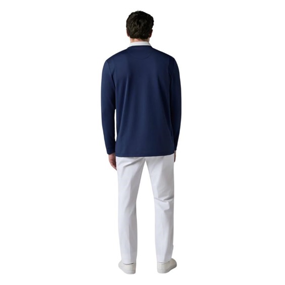 Callaway Mixed Medai Legacy Colection Longsleeve Blocked pánské polo, tmavě modré