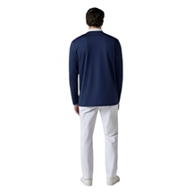 Callaway Mixed Medai Legacy Colection Longsleeve Blocked pánské polo, tmavě modré